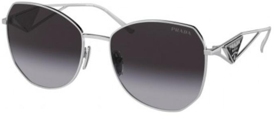 【Cermin Mata Berpreskripsi】 PRADA Logo Metal Butterfly Silver Unisex PR57YS1BC5D1 Order 【Cermin Mata Berpreskripsi】 PRADA Logo Metal Butterfly Silver Unisex PR57YS1BC5D1