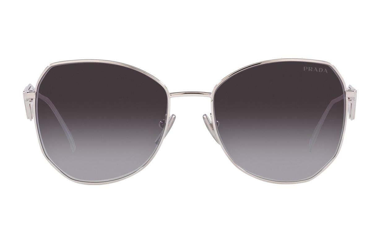 Lookbook 【Cermin Mata Berpreskripsi】 PRADA Logo Metal Butterfly Silver Unisex PR57YS1BC5D1
