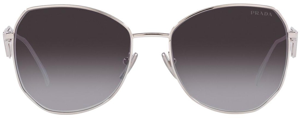 【Cermin Mata Berpreskripsi】 PRADA Logo Metal Butterfly Silver Unisex PR57YS1BC5D1 Lookbook 【Cermin Mata Berpreskripsi】 PRADA Logo Metal Butterfly Silver Unisex PR57YS1BC5D1