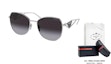 Details for 【Cermin Mata Berpreskripsi】 PRADA Logo Metal Butterfly Silver Unisex PR57YS1BC5D1