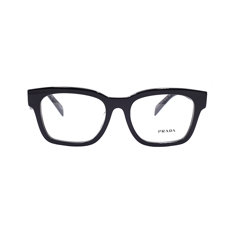 Lookbook 【Preskripsi Tersedia】 Cermin Mata Optik Segi Empat PRADA Symbole Edisi Perniagaan VPRA10-F-16K1O1