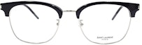 Lookbook 【処方箋対応可】サンローラン ユニセックス カップル向け 眉フレームメガネ SL649F-001