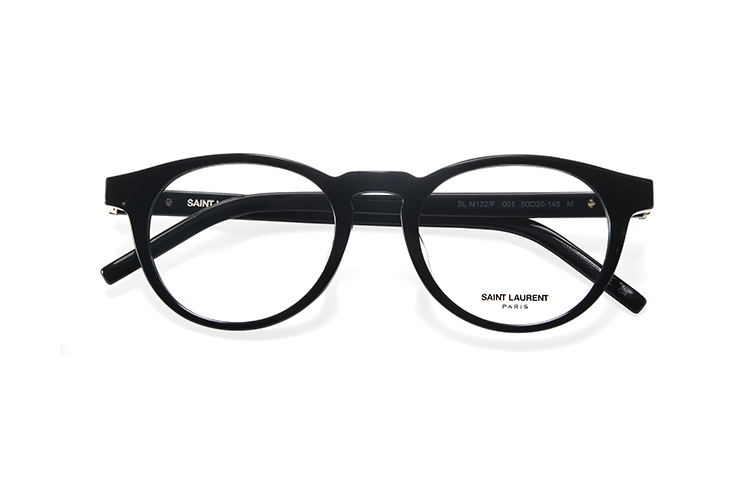 【Prescription Available】 SAINT LAURENT Logo Oval Optical Glasses Unisex Frame SL M122/F 圖 7