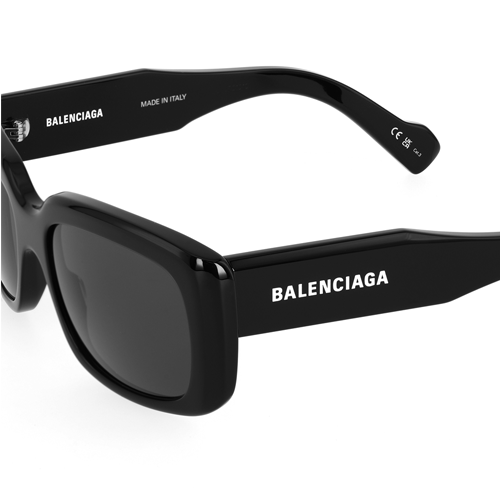 Details for 【Dilengkapi Resep】Kacamata Hitam Balenciaga Unisex Detail Huruf Model Square BB0072S-001