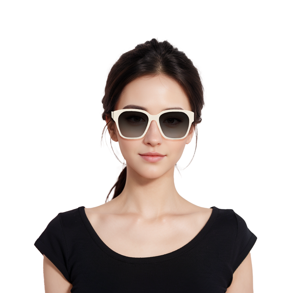 Purchase 【可配度数】Balenciaga 白色蝴蝶太阳镜 男女通用 BB0215SA003