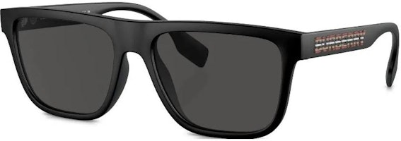 Burberry Irregular Black Acetate Sunglasses with Logo. BE4402U346487 Burberry Irregular Black Acetate Sunglasses with Logo. BE4402U346487