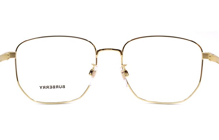Burberry B. STRIPE Series Square Optical Glasses Black Gold Men 0BE1352D131856 圖 5
