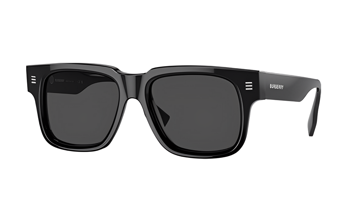 Burberry B.STRIPE Full Frame Square Sunglasses Black Unisex 0BE4394F 圖 2