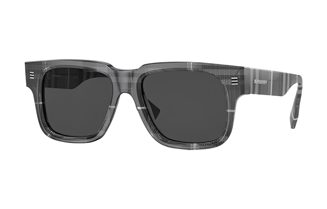 Burberry B.STRIPE Full Frame Square Sunglasses Black Unisex 0BE4394F 圖 3