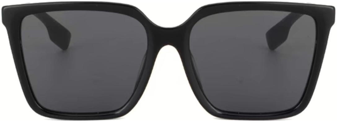 【可配處方】Burberry 黑色方形太陽眼鏡 男女適用 BE4411D-300187 Lookbook 【可配處方】Burberry 黑色方形太陽眼鏡 男女適用 BE4411D-300187