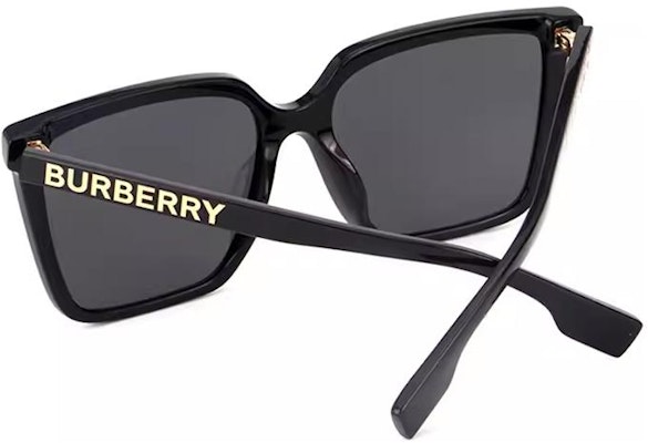 【可配度数】Burberry 博柏利黑色方框男女通用太阳镜 BE4411D Shop 【可配度数】Burberry 博柏利黑色方框男女通用太阳镜 BE4411D