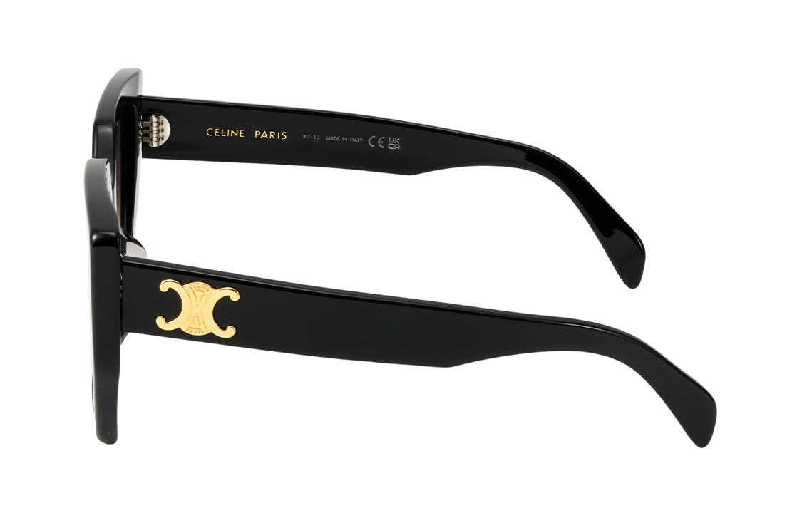 Sizing 【可配度數】CELINE 經典時尚方框墨鏡 情侶款式男女皆宜 CL40239F-01F