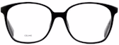 Lookbook 【可配镜片】CELINE经典矩形光学眼镜 黑色男女通用 CL50115I-001