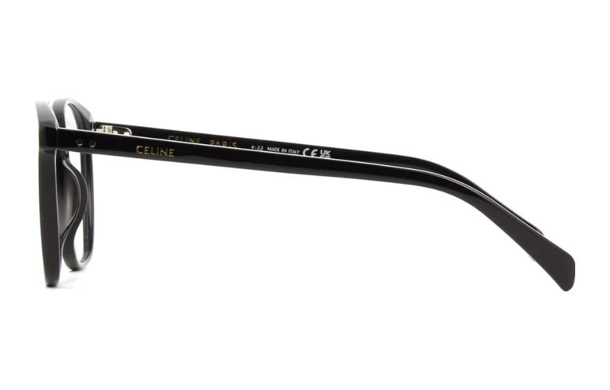 Shop 【可配镜片】CELINE经典矩形光学眼镜 黑色男女通用 CL50115I-001