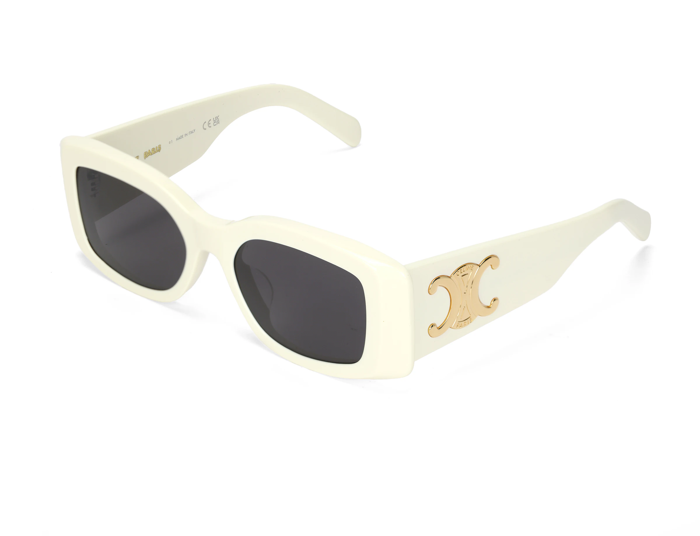 prescription-available-celine-logo-irregular-sunglasses-beige-unisex-couple-style-cl-40282-u25a