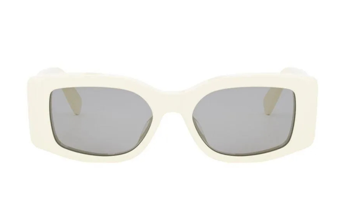 Lookbook 【可配處方】CELINE 咖啡不規則款太陽眼鏡 男女情侶款 CL40282U25a