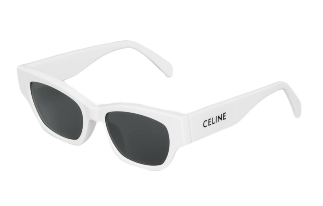【Prescription Available】CELINE Monochroms 01 White Square Sunglasses Unisex 4S197CPLB-01BC 圖 2