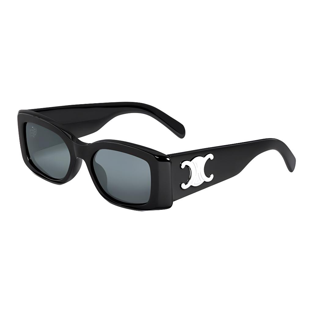 CELINE Rectangular Black Sunglasses Unisex Couple Style. CL40282U01a
