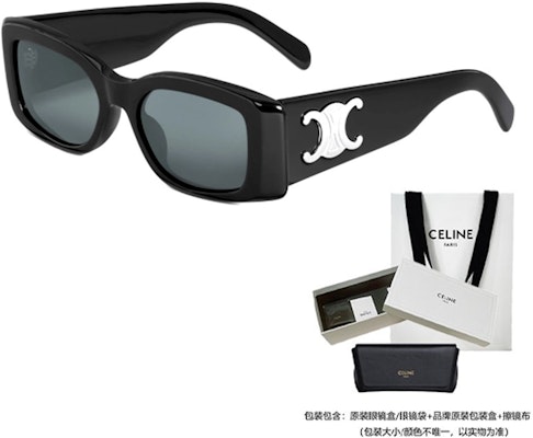【可配近视】CELINE 黑色矩形太阳镜 男女同款情侣款式 CL40282U01a Purchase 【可配近视】CELINE 黑色矩形太阳镜 男女同款情侣款式 CL40282U01a