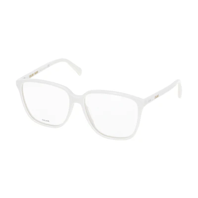【Prescription Available】CELINE Square Acetate Optical Glasses Unisex White CL50029I025