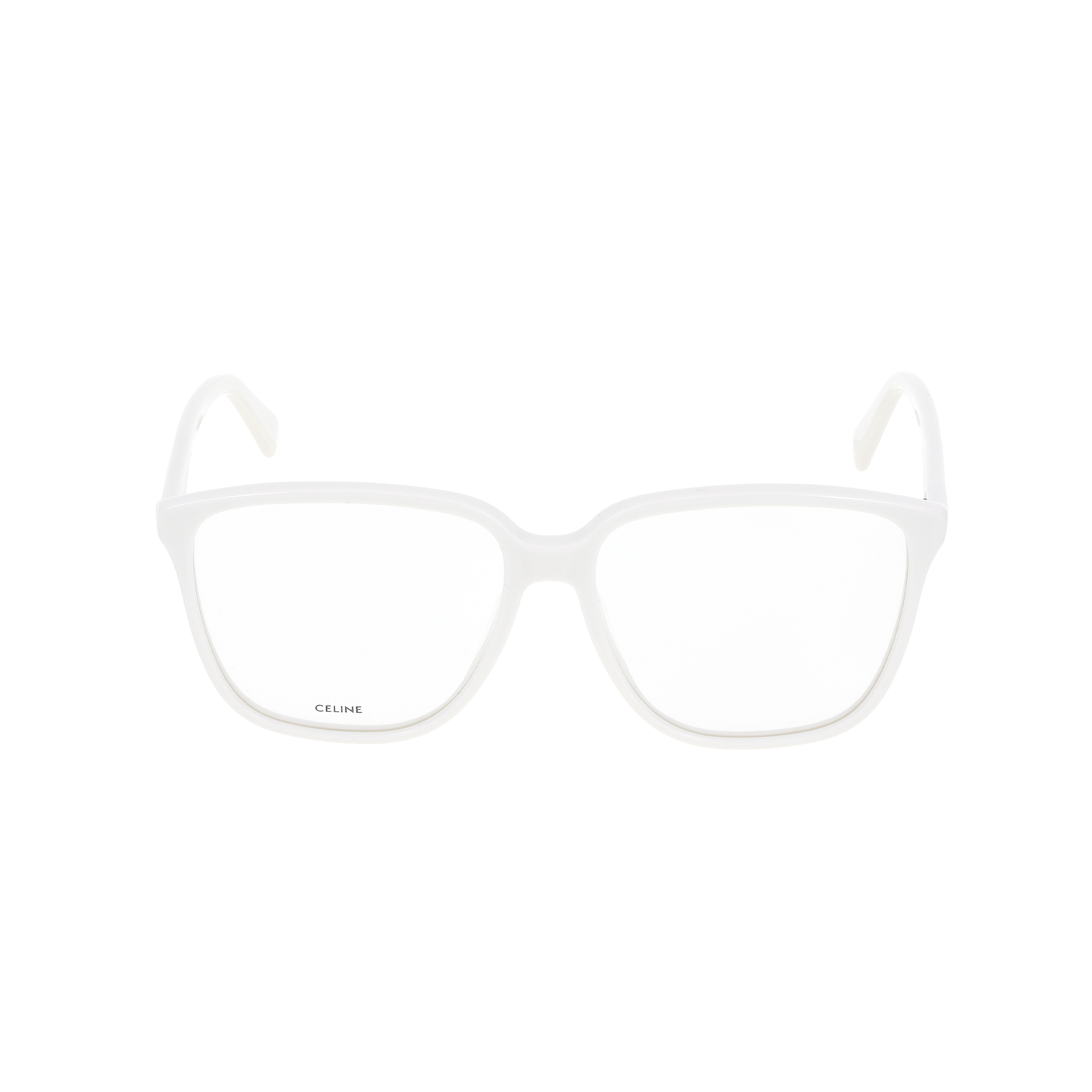 Lookbook 【可配镜片】CELINE 方形醋酸板光学眼镜 男女通用 白色 CL50029I025