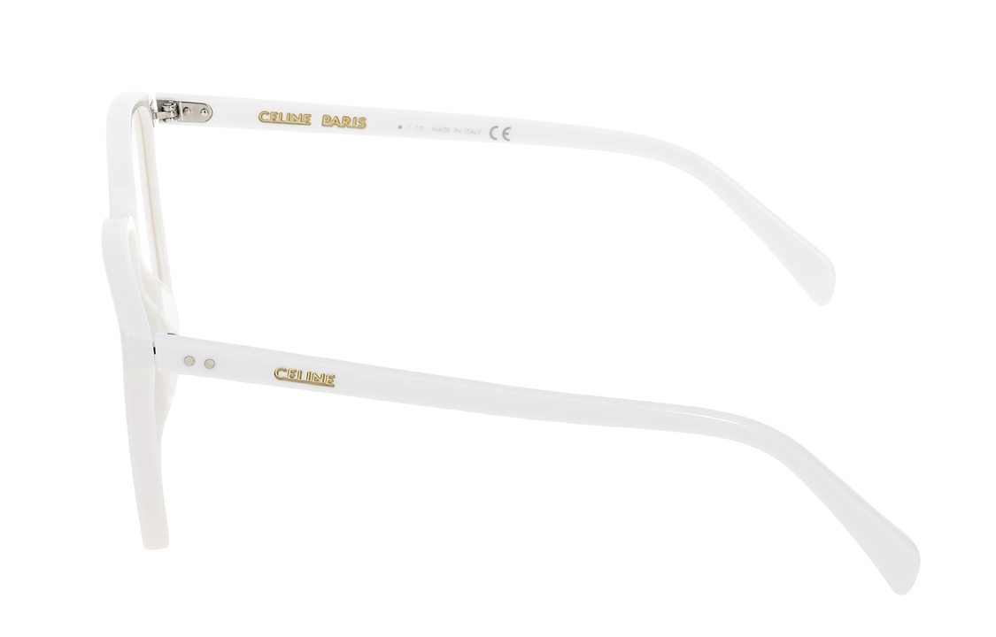 Shop 【可配镜片】CELINE 方形醋酸板光学眼镜 男女通用 白色 CL50029I025