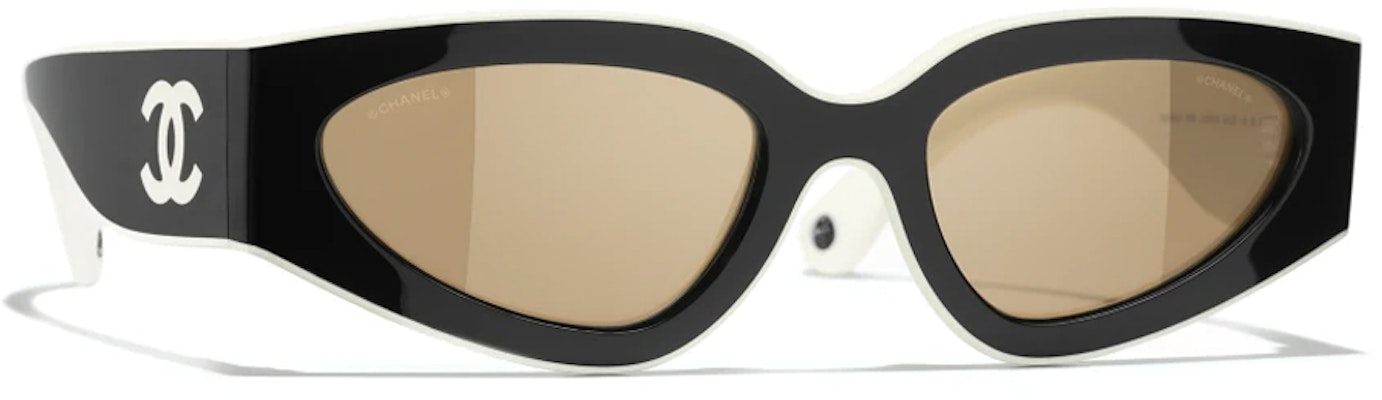 【可配镜片】CHANEL香奈儿黑色男女通用猫眼尼龙太阳镜带徽标细节 A71614X02081S5653 Shop 【可配镜片】CHANEL香奈儿黑色男女通用猫眼尼龙太阳镜带徽标细节 A71614X02081S5653