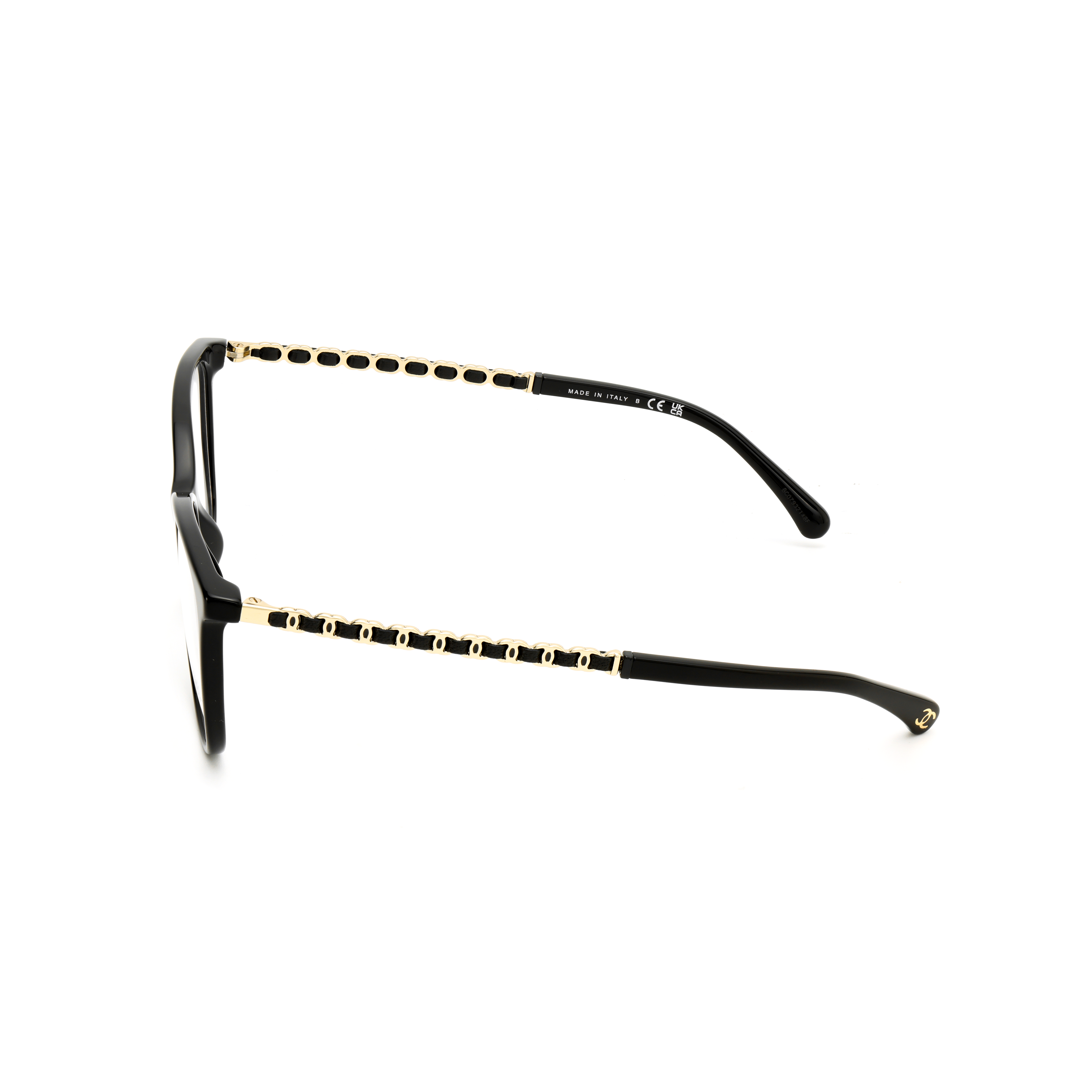 Shop 【可配度数】CHANEL香奈儿黑色矩形光学眼镜 男女通用设计师眼镜 CH3408Q-C622