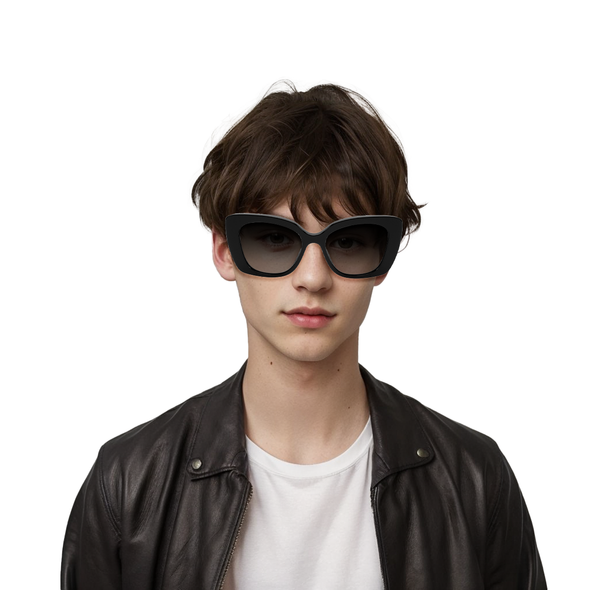 【Prescription Available】CHANEL Rectangular Oval Sunglasses Black/Grey Unisex CH5422BA-C501T8 圖 6