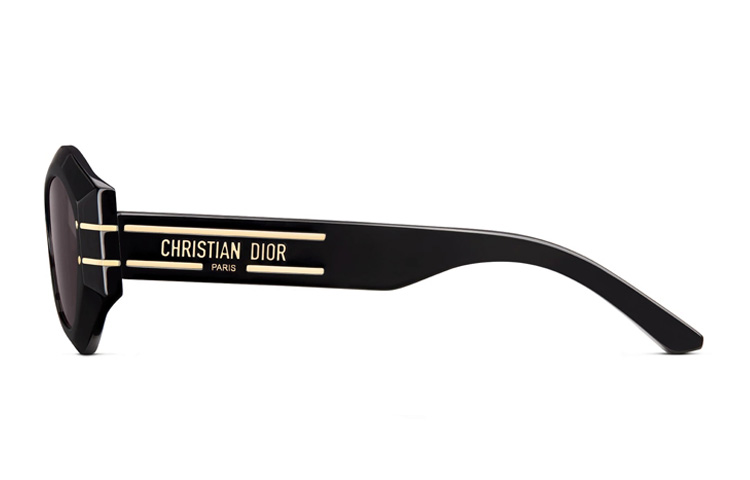 Lookbook 【처방 가능】디올 시그니처 B1U 블랙 타원형 선글라스 유니섹스 DSGTB1UXR-10A0