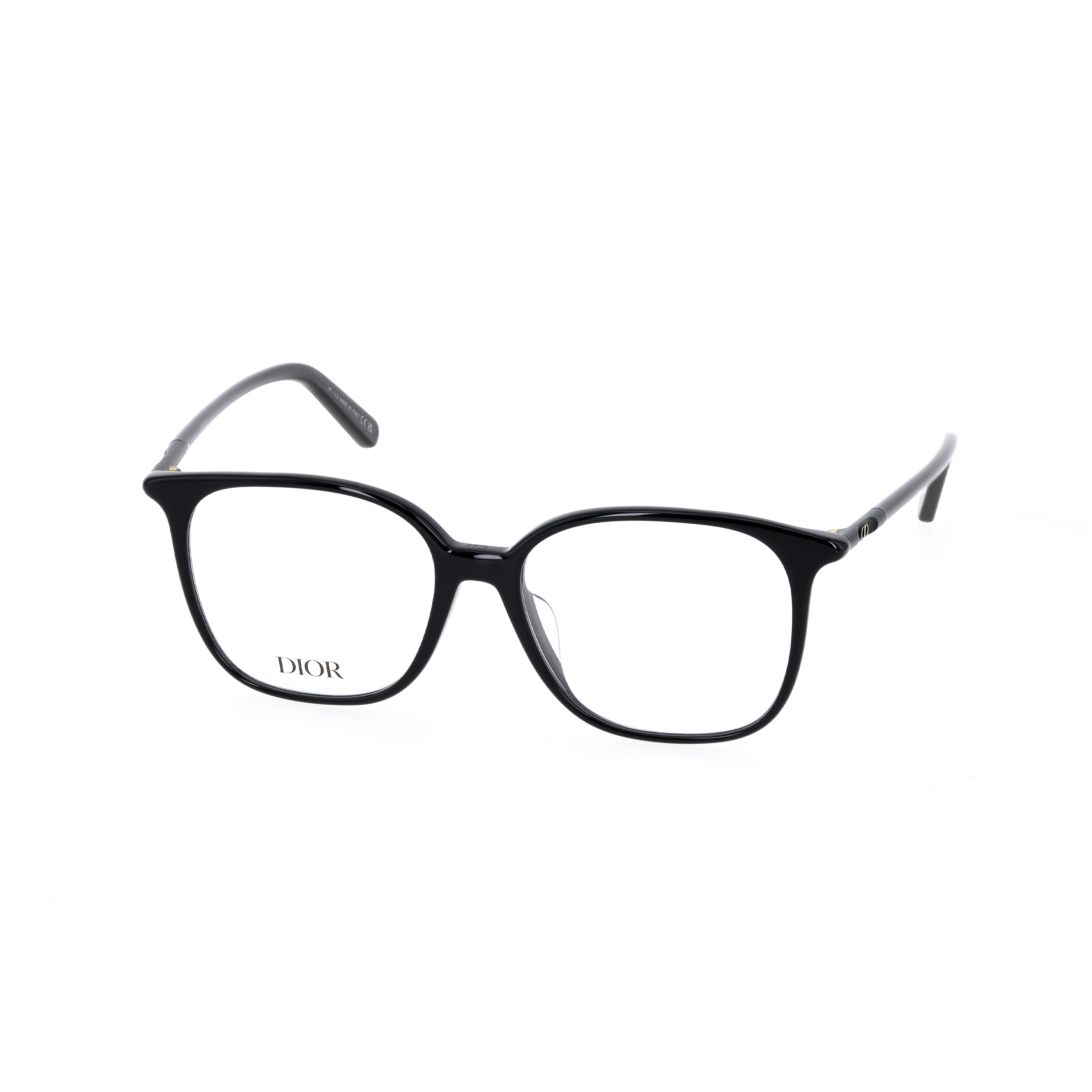 DIOR Unisex Black Irregular Optical Glasses Frame MINICD-OS1F-1100-53