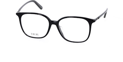 DIOR Unisex Black Irregular Optical Glasses Frame MINICD-OS1F-1100-53 DIOR Unisex Black Irregular Optical Glasses Frame MINICD-OS1F-1100-53