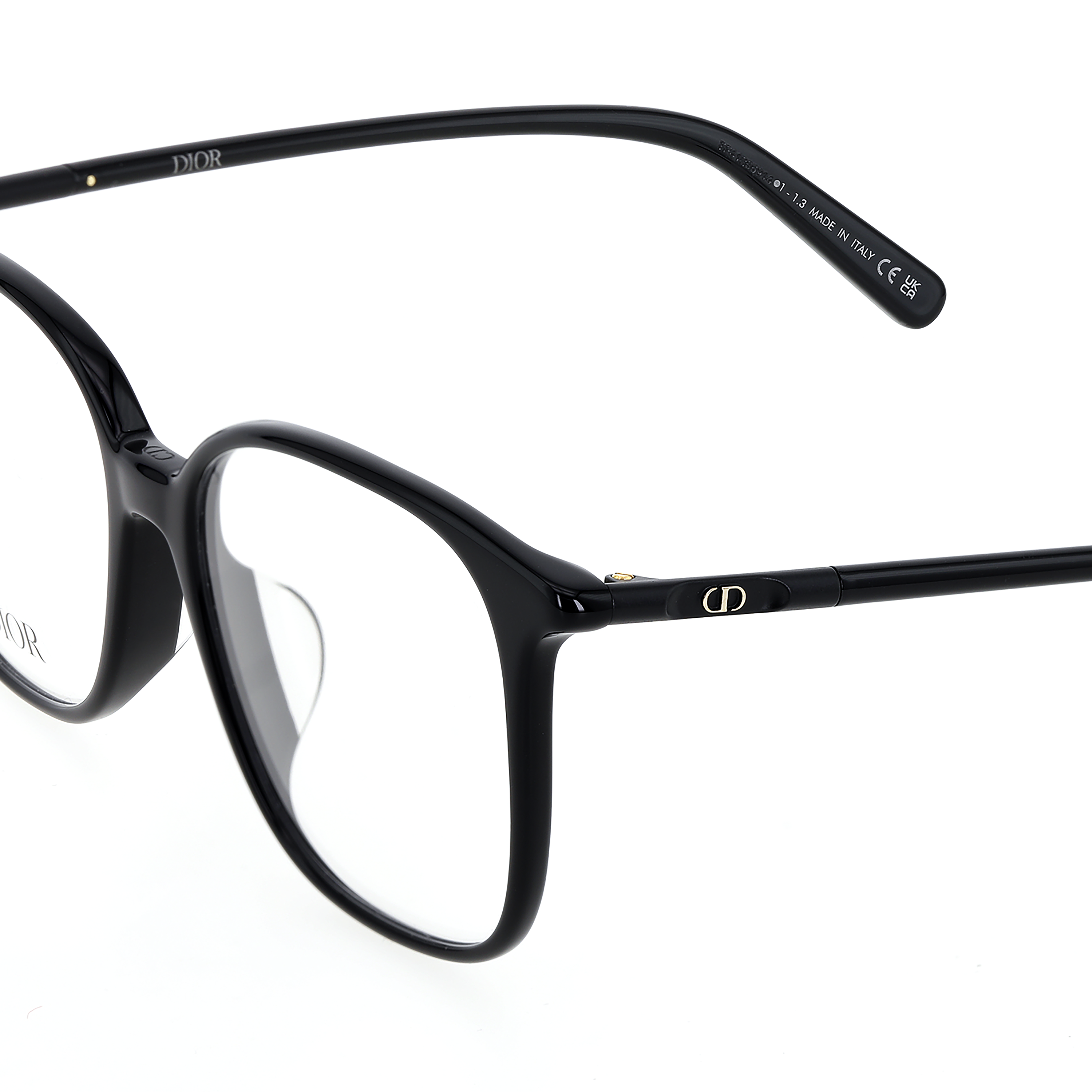 Details for 【可配处方】DIOR 男女通用黑色不规则光学眼镜框 MINICD-OS1F-1100-53