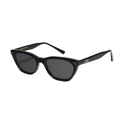【Prescription Available】GENTLE MONSTER Angular Logo Irregular Sunglasses Unisex Cookie 01