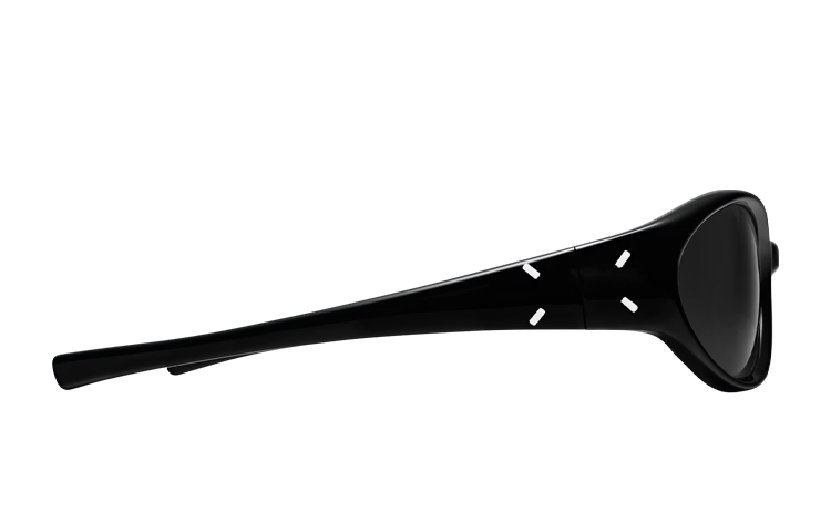 【Prescription Available】GENTLE MONSTER Black Cat-Eye Sunglasses for Men with Iconic Temples MM104-01 圖 3