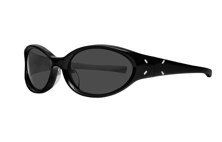 【Prescription Available】GENTLE MONSTER Black Cat-Eye Sunglasses for Men with Iconic Temples MM104-01 圖 4