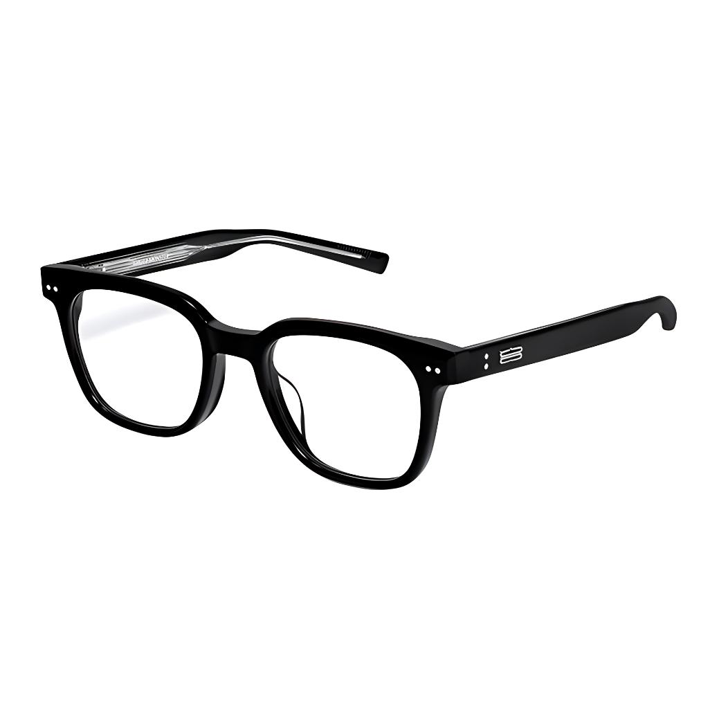 【Prescription Available】GENTLE MONSTER Black Square Optical Glasses Unisex Style EVAN-01