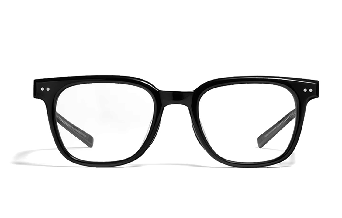 Lookbook 【可配鏡】GENTLE MONSTER 黑色方框光學眼鏡 男女通用款 EVAN-01