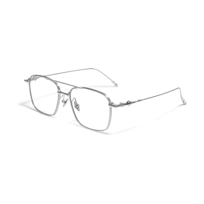 【Prescription Available】GENTLE MONSTER Met Titanium Optical Glasses Silver Unisex MET-02
