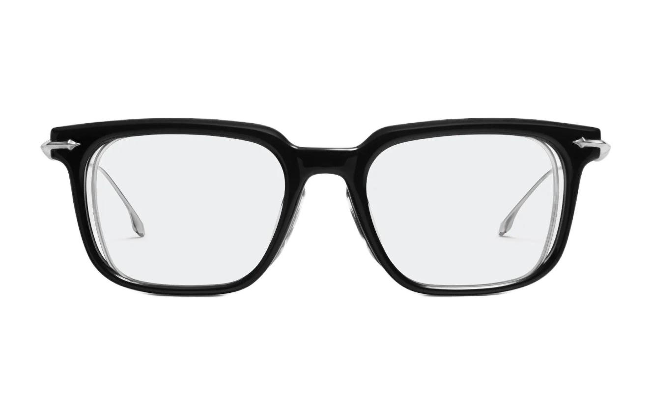 Lookbook 【度付き対応】ジェントルモンスター 長方形メガネ 男女兼用 ブラックフレーム Ego 01