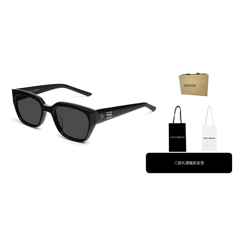 【Prescription Available】GENTLE MONSTER Rectangular Black Sunglasses Unisex Couples NABI-01 圖 5