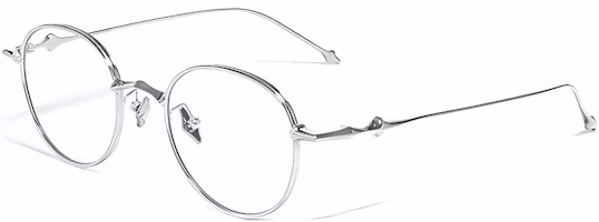 【Prescription Available】GENTLE MONSTER Silver Oval Metal Optical Glasses Unisex EP-02 【Prescription Available】GENTLE MONSTER Silver Oval Metal Optical Glasses Unisex EP-02