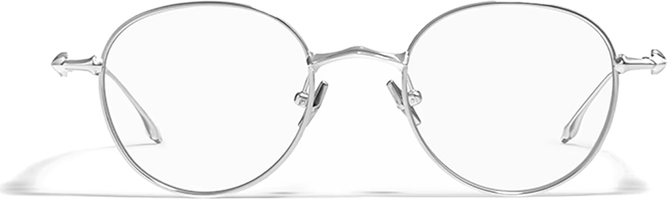 【可配度數】GENTLE MONSTER 銀色椭圓金属光學眼鏡 男女通用 EP-02 Lookbook 【可配度數】GENTLE MONSTER 銀色椭圓金属光學眼鏡 男女通用 EP-02