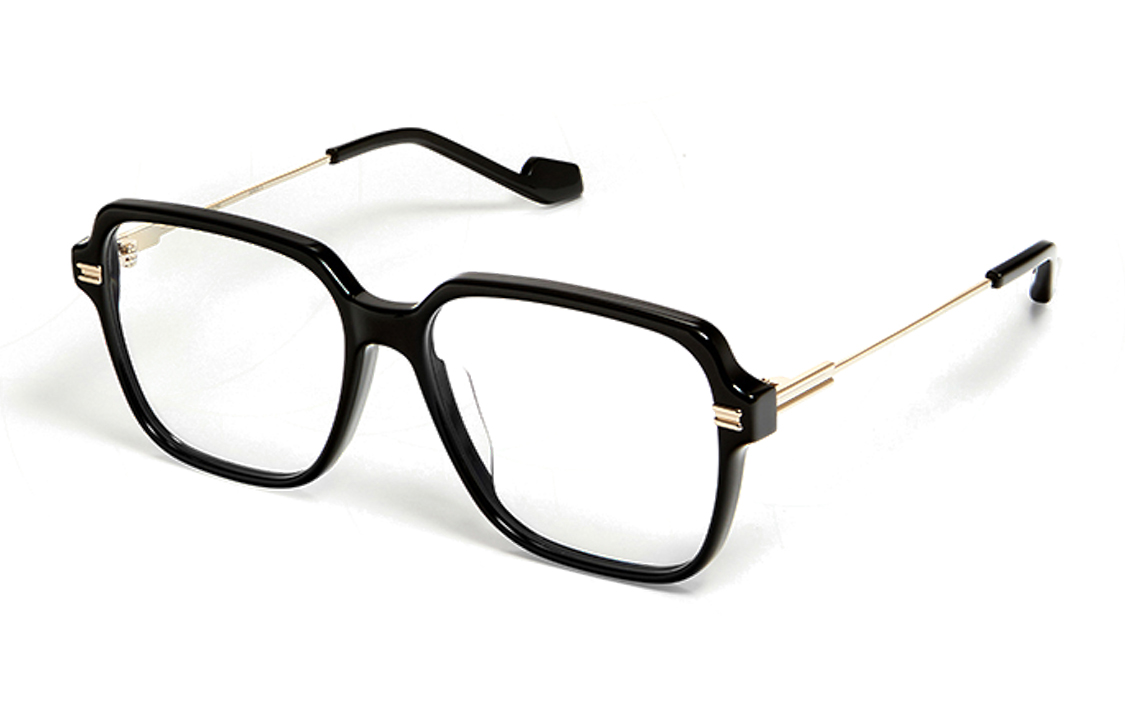 【Prescription Available】GENTLE MONSTER Square Optical Glasses Unisex Black Rx-able JEFF-01 圖 2