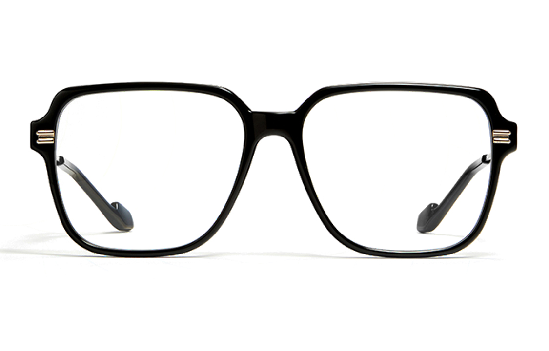 【Prescription Available】GENTLE MONSTER Square Optical Glasses Unisex Black Rx-able JEFF-01 圖 3