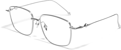 【Prescription Available】GENTLE MONSTER Titanium Irregular Optical Glasses Silver Unisex ACADEMYA-02 【Prescription Available】GENTLE MONSTER Titanium Irregular Optical Glasses Silver Unisex ACADEMYA-02