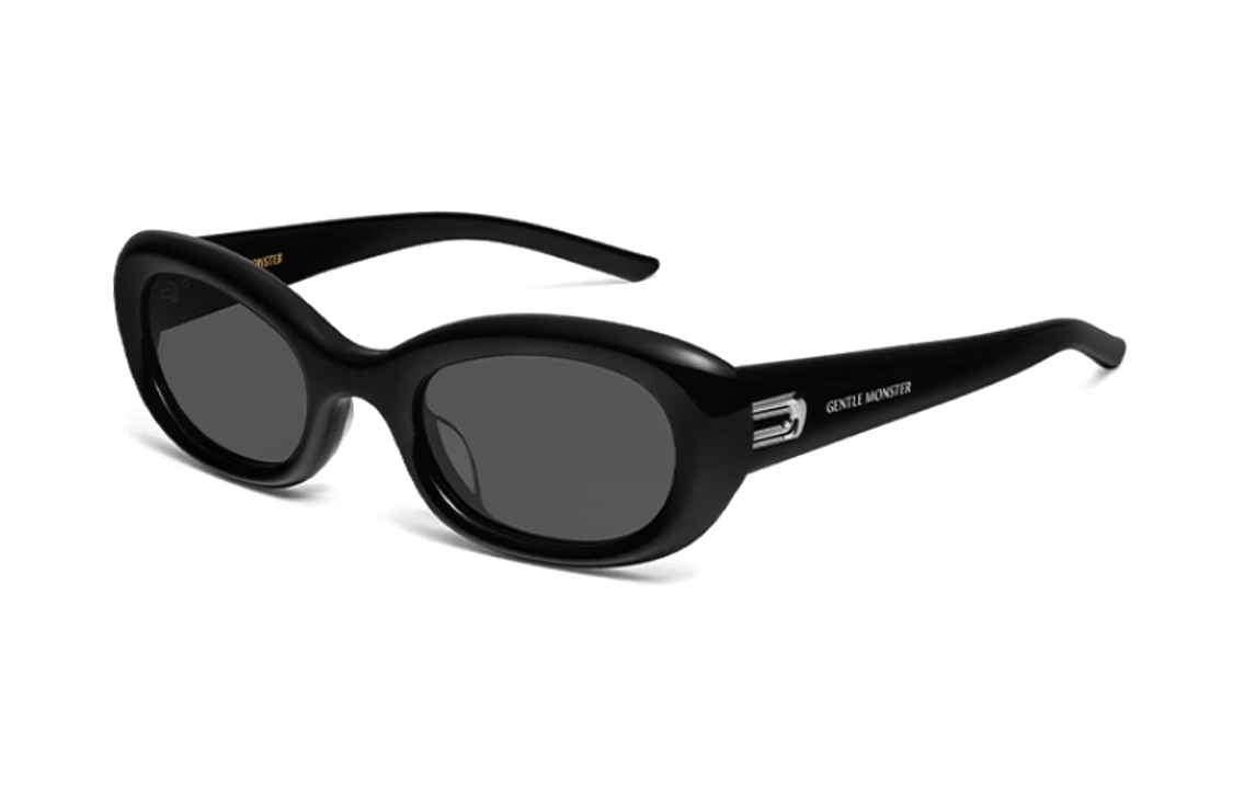 【Prescription Available】GENTLE MONSTER Unisex Irregular Sunglasses Black SAVAGE-01 圖 2