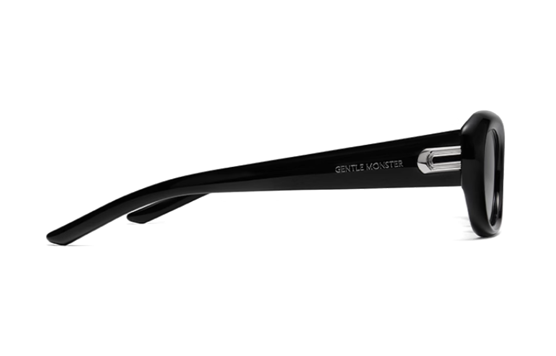 【Prescription Available】GENTLE MONSTER Unisex Irregular Sunglasses Black SAVAGE-01 圖 4