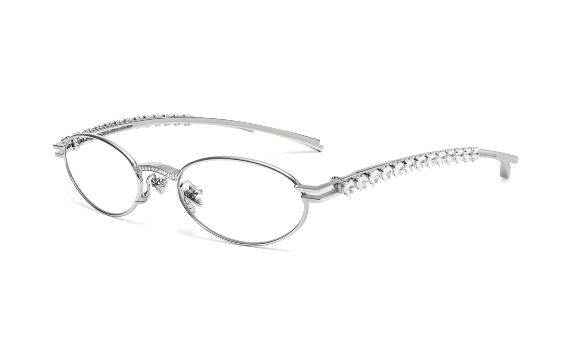 【Prescription Available】Gentle Monster Jennie Oval Metal Optical Glasses Silver Unisex. Jennie-Barrette02 圖 2