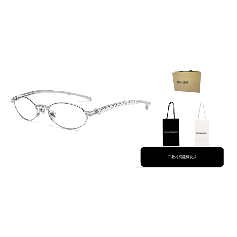 【Prescription Available】Gentle Monster Jennie Oval Metal Optical Glasses Silver Unisex. Jennie-Barrette02 圖 5